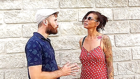 Sexy blonde fucked in a stripper