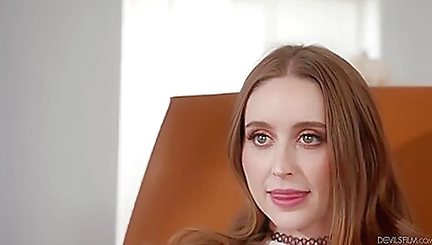 Cute girl with a sexy body gets