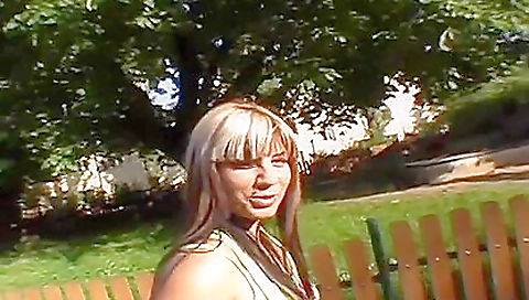 Sexy young blonde teacher fucks her step son's friend