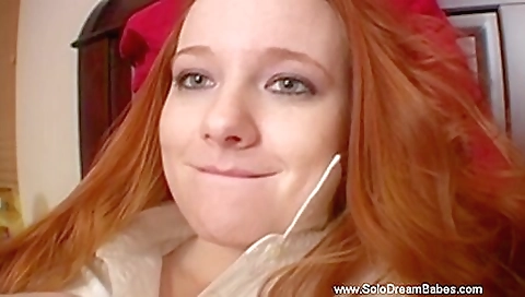 Sexy young blonde with her pussy