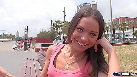 Hotest pornstar from a sexy brunette